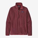 PATAGONIA WOMEN'S BETTER SWEATER 1/4 ZIP: SEQR SEQUOIA RED